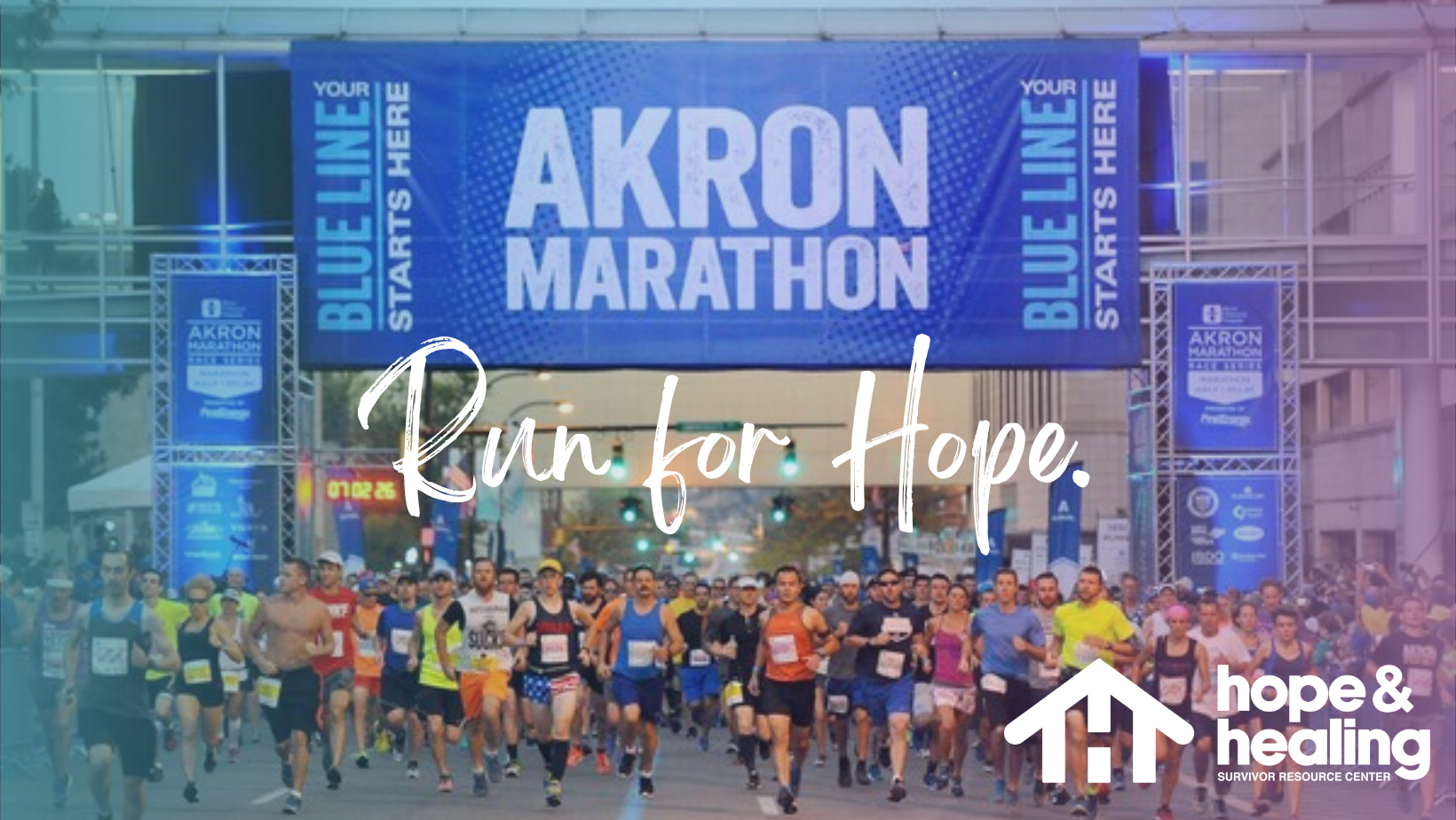 Marathon sign-up banner